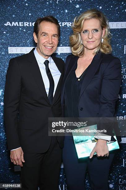 Artist Jeff Koons and Justine Wheeler Koons attend 2014 Women's Leadership Award Honoring Stella McCartney at Alice Tully Hall at Lincoln Center on...