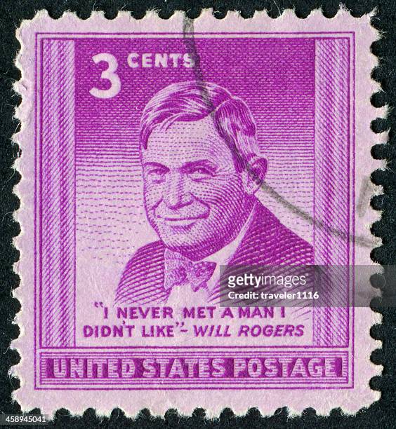will rogers stamp - will rogers 個照片及圖片檔