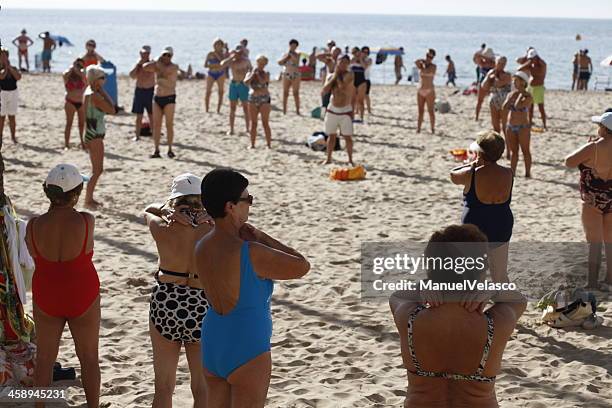 gymnastics - benidorm stock pictures, royalty-free photos & images