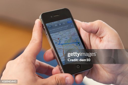 Using Iphone High-Res Stock Photo - Getty Images