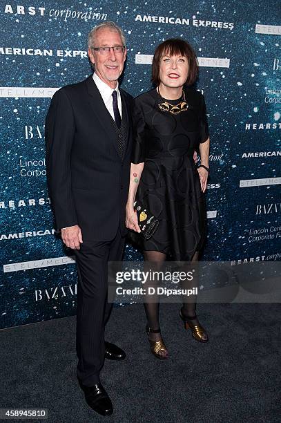 Bill Minter and Marilyn Minter attend the 2014 Women's Leadership Award Honoring Stella McCartney at Alice Tully Hall at Lincoln Center on November...