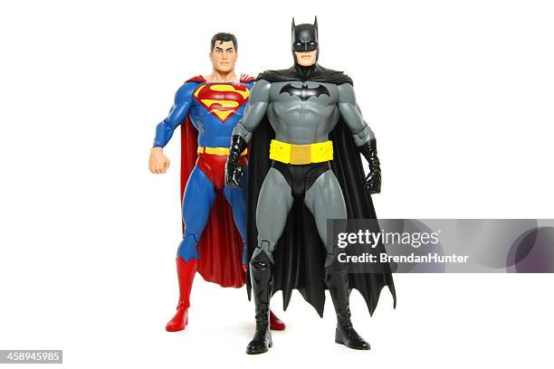 partners against crime - justice league superhero team stock pictures, royalty-free photos & images