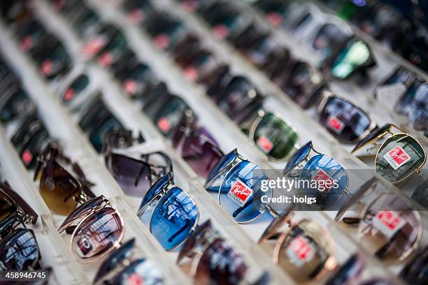 fake designer sunglasses, bangkok - designer sunglasses stock pictures, royalty-free photos & images