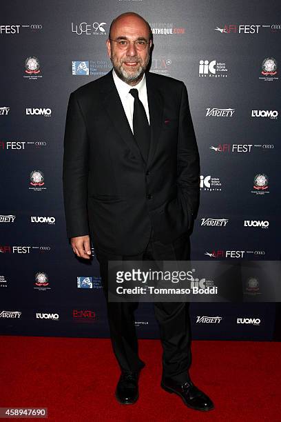 Drector Paolo Virzi attends the American Cinematheque Film Series Cinema Italian Style opening night gala held at the Egyptian Theatre on November...