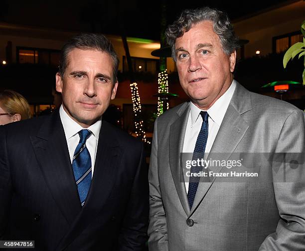 Actor Steve Carell and Co-President and Co-Founder of Sony Pictures Classics Tom Bernard attend the after party of Sony Pictures Classics'...