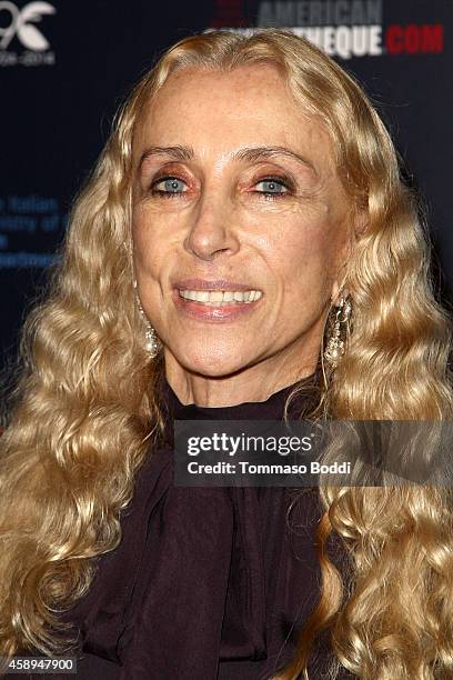 Editor-in-chief of Vogue Italia Franca Sozzani attends the American Cinematheque Film Series Cinema Italian Style opening night gala held at the...