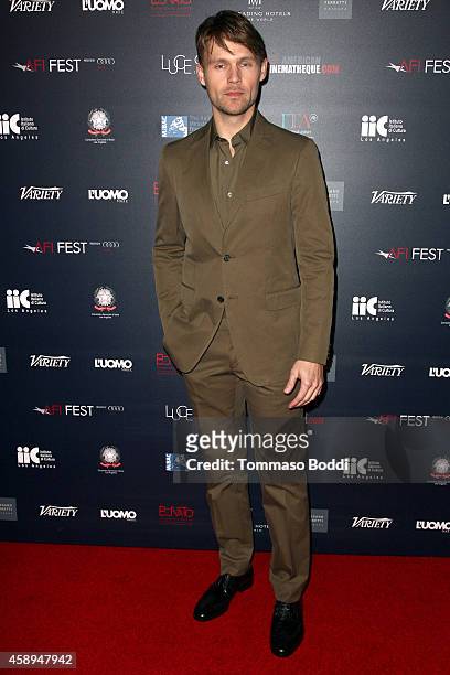 Actor Scott Haze attends the American Cinematheque Film Series Cinema Italian Style opening night gala held at the Egyptian Theatre on November 13,...