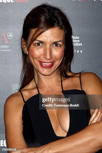 Actress Romina Caruana attends the American Cinematheque Film Series Cinema Italian Style opening night gala held at the Egyptian Theatre on November...