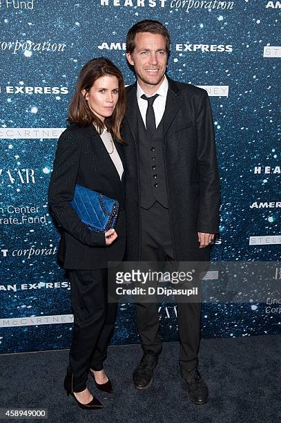 Gucci Westman and David Neville attend the 2014 Women's Leadership Award Honoring Stella McCartney at Alice Tully Hall at Lincoln Center on November...