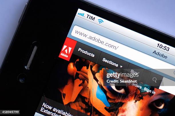 adobe home page - photoshop stock pictures, royalty-free photos & images