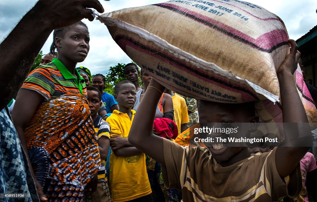 Hunger in Liberia during the Ebola crisis.