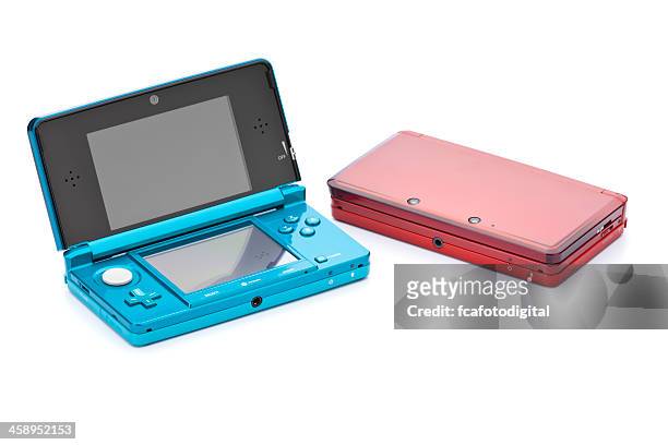 nintendo 3ds video game consoles - nintendo stock pictures, royalty-free photos & images