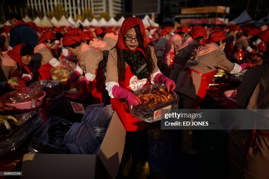 SKOREA-LIFESTYLE-GASTRONOMY-KIMCHI