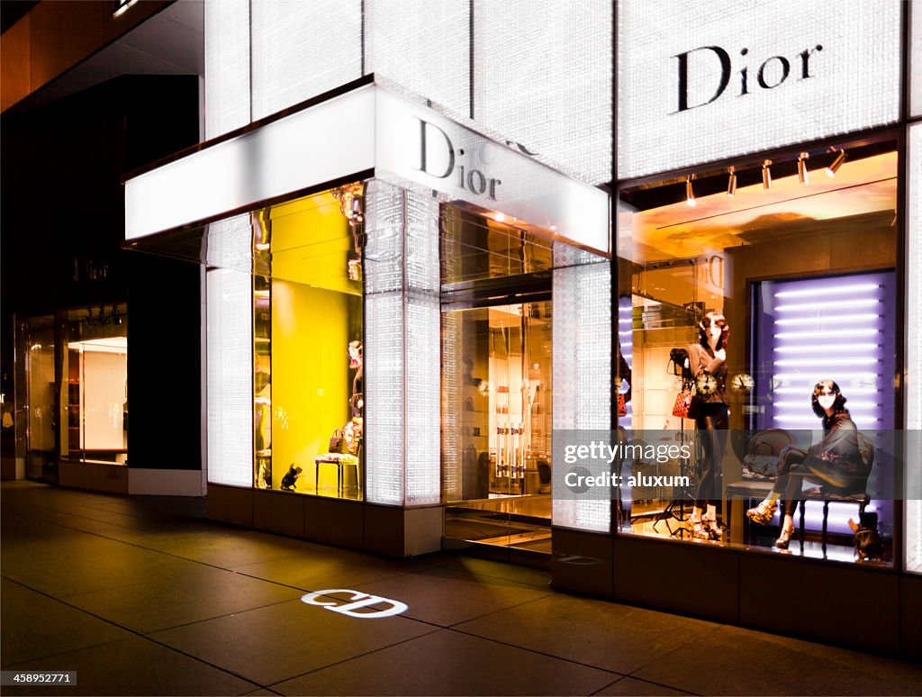 Dior shop in New York