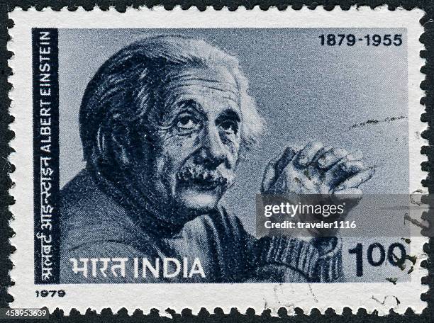 albert einstein stamp - albert einstein stock pictures, royalty-free photos & images