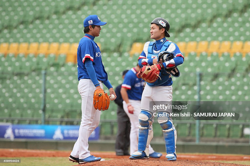 Japan v South Korea - IBAF 21U Baseball World Cup Group C