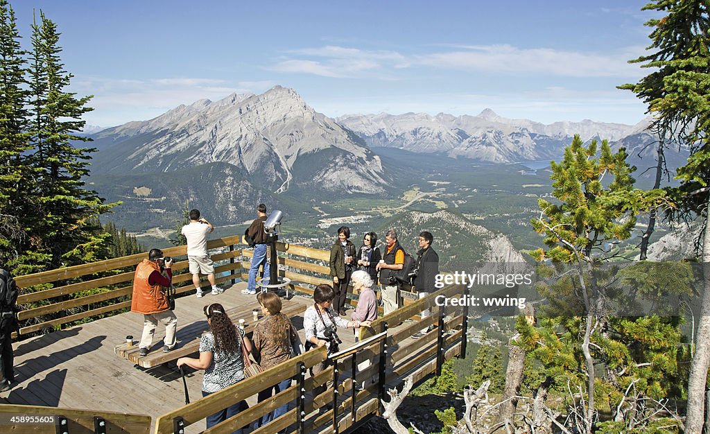 Sulphur Mountain Gondola Lookout Walkway Resy Area