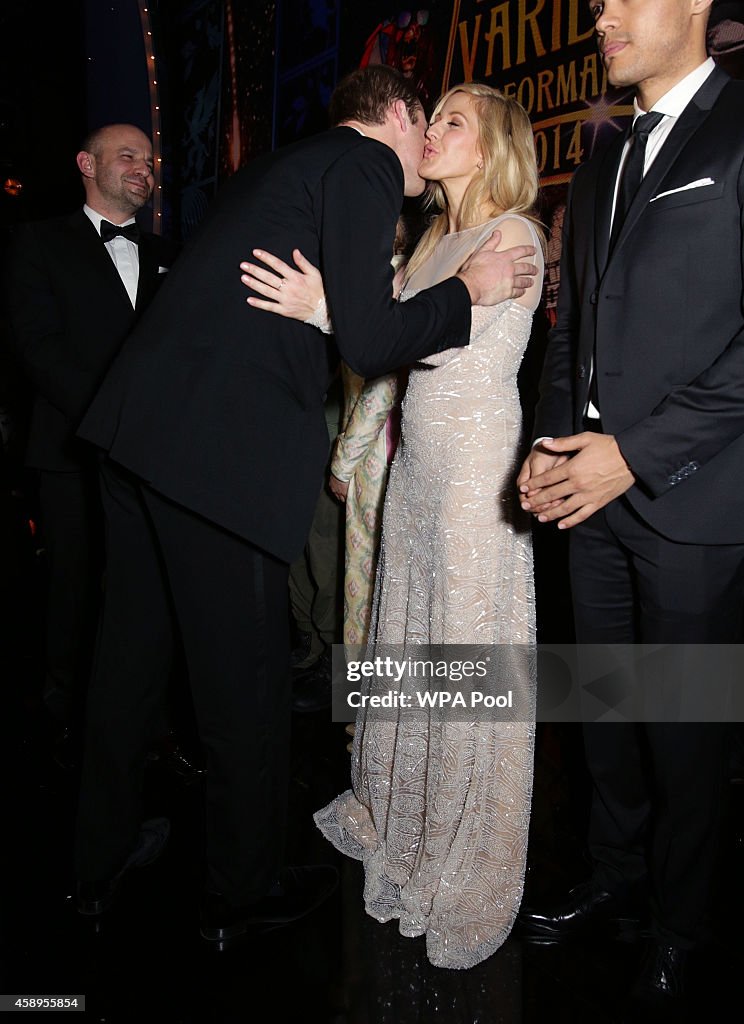 The Duke And Duchess Of Cambridge Attend The Royal Variety Performance
