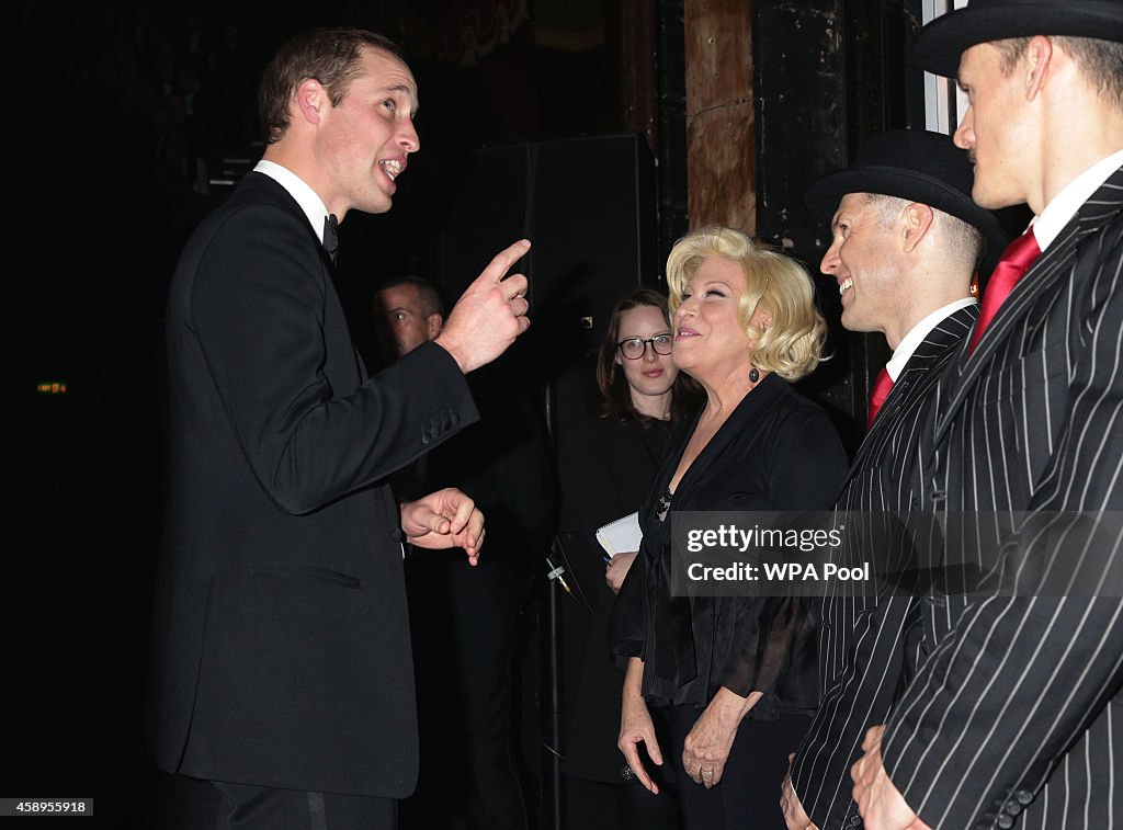 The Duke And Duchess Of Cambridge Attend The Royal Variety Performance