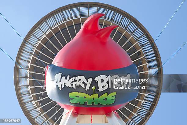 angry birds: space at seattle center - angry birds namngivna videospel bildbanksfoton och bilder