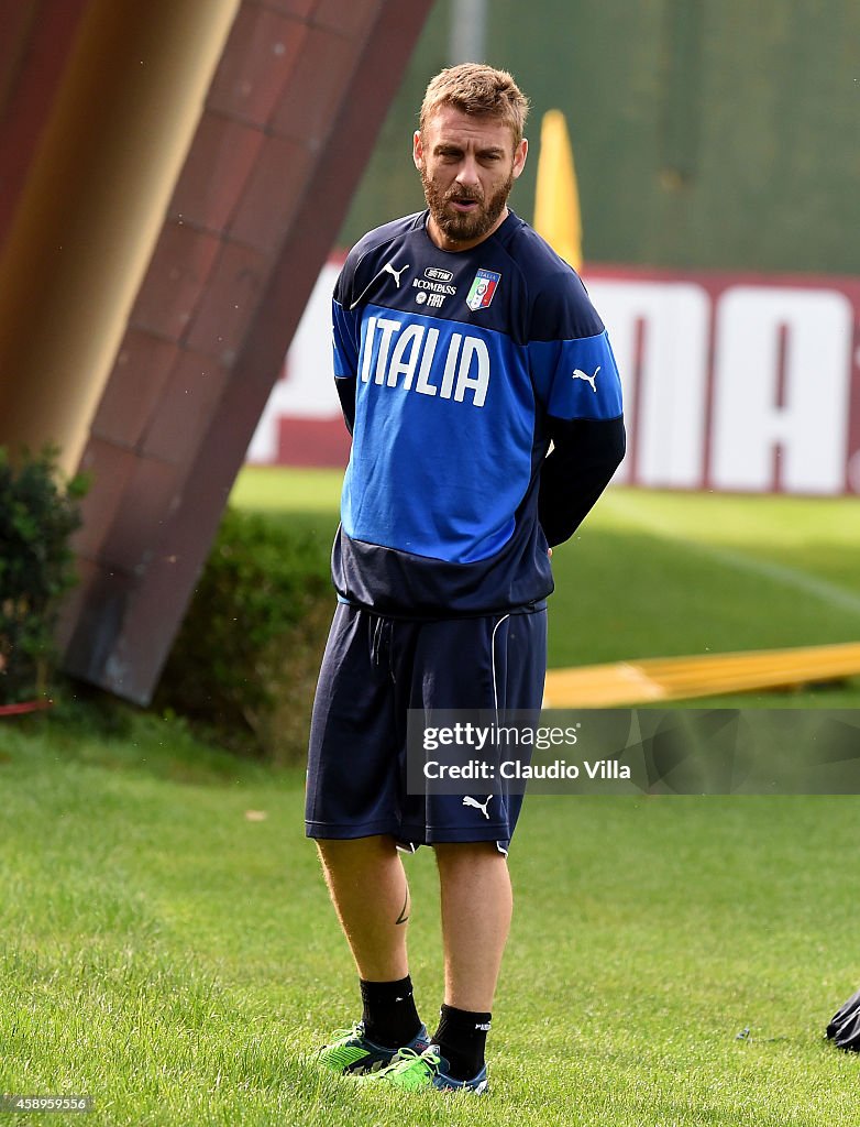 Italy Training Session And Press Conference