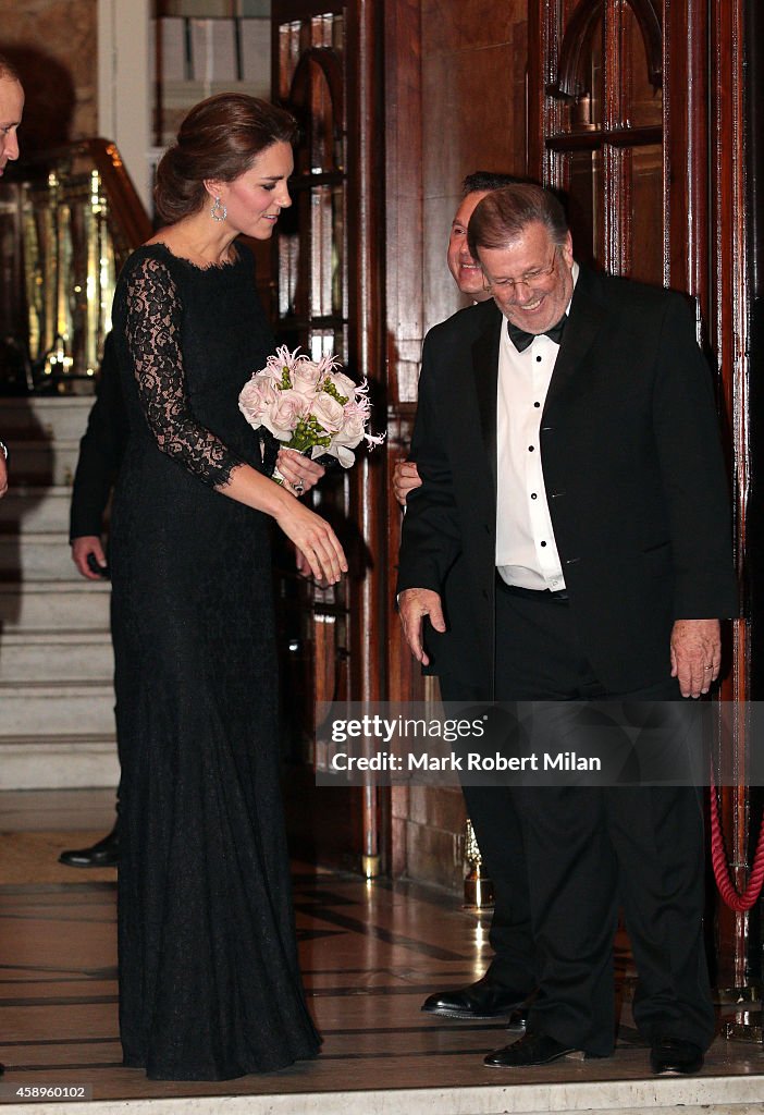 The Duke And Duchess Of Cambridge Attend The Royal Variety Performance