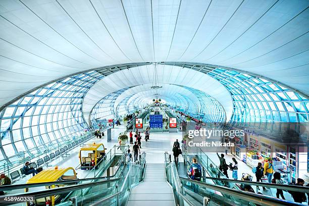 bangkok airport - bangkok airport stock pictures, royalty-free photos & images