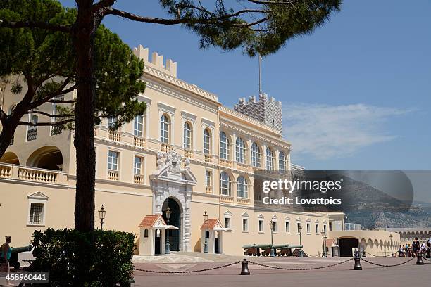royal palace monaco - monaco palace stock pictures, royalty-free photos & images