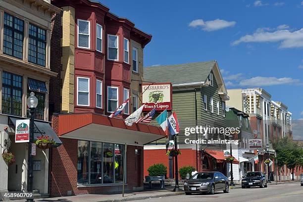 federal hill in providence - rhode island stock pictures, royalty-free photos & images