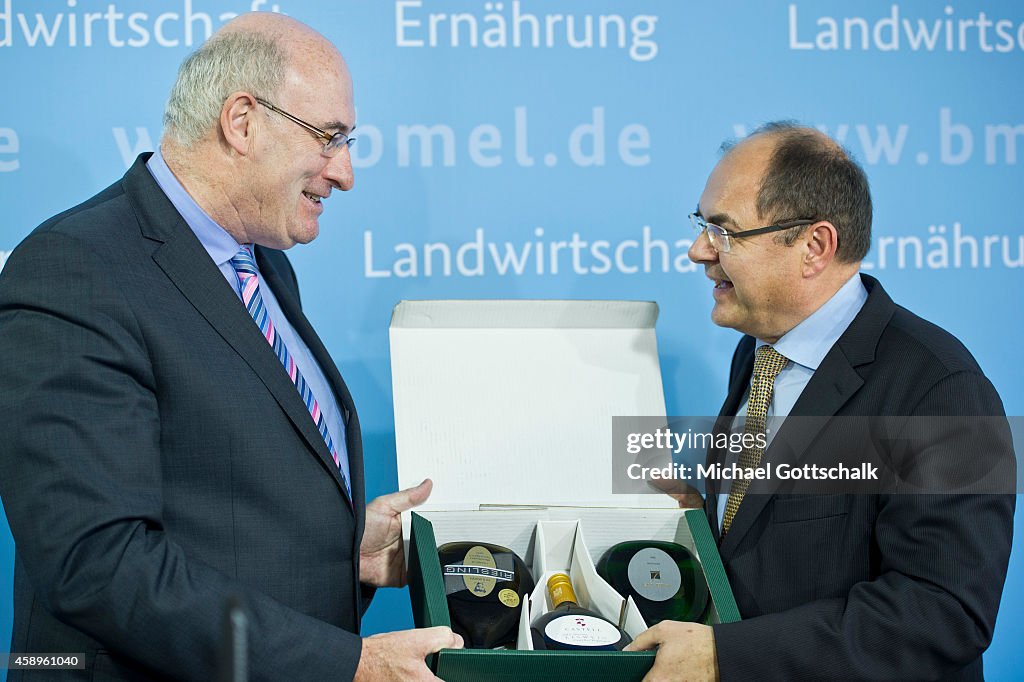 EU-Commissioner Phil Hogan Visits Berlin