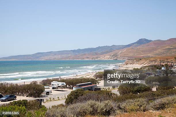 jalama beach state park, kalifornien - terryfic3d stock-fotos und bilder