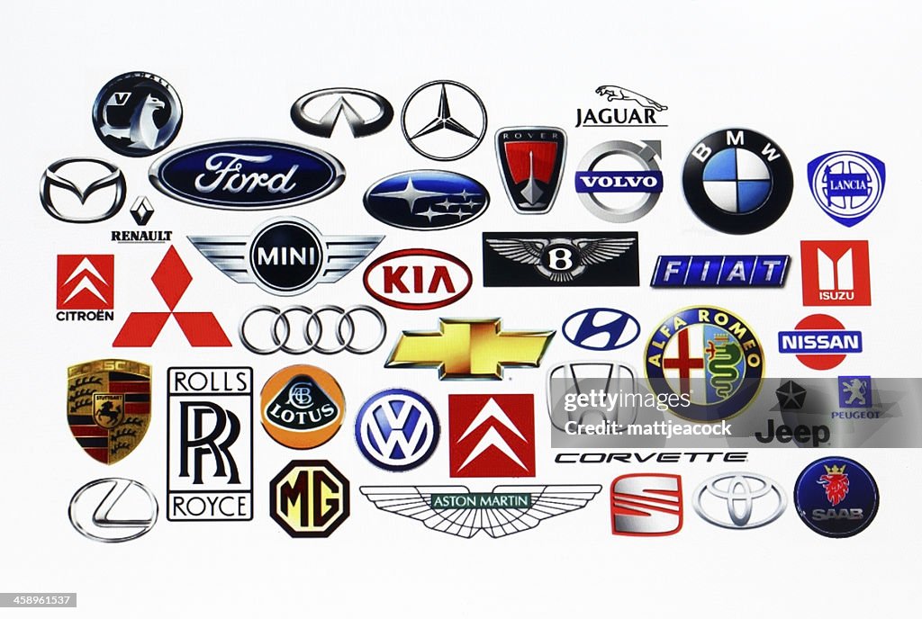 Vehicle manufacturer logos
