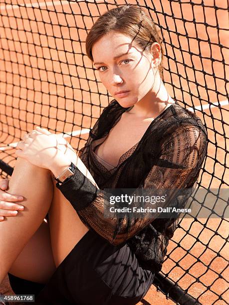 Actress Cristiana Capotondi is photographed for Vanity Fair - Italy on September 1, 2013 in Venice, Italy.