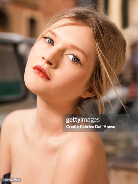 Actress Sophie Kennedy Clark is photographed for Vanity Fair - Italy on September 1, 2013 in Venice, Italy.