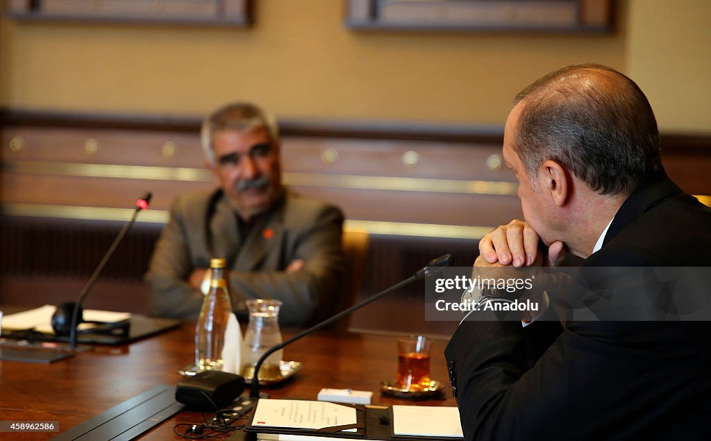 Turkey's President Erdogan meets Iraqi Yezidis