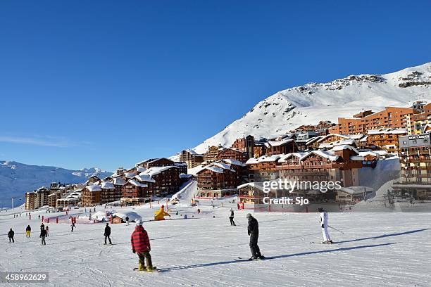 val thorens ski slope - val thorens 個照片及圖片檔