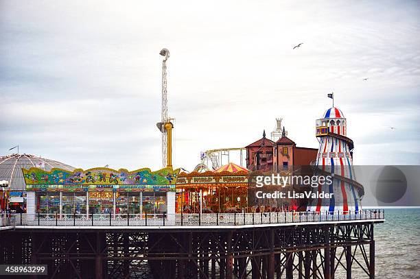 brighton pier - brighton marina stock pictures, royalty-free photos & images