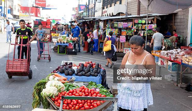street market - san salvador stock pictures, royalty-free photos & images