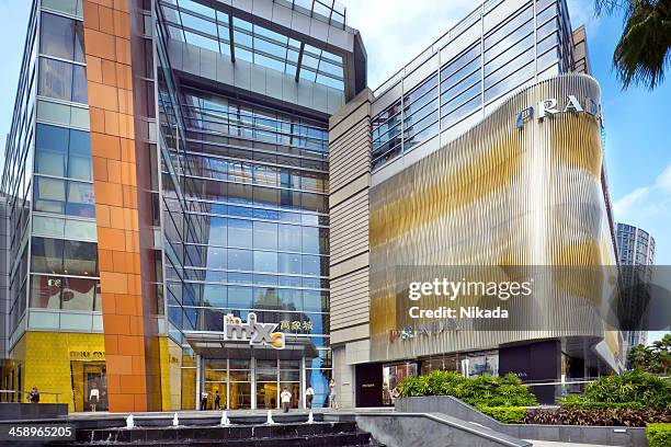 modern shopping mall in china - shenzhen mall stock pictures, royalty-free photos & images