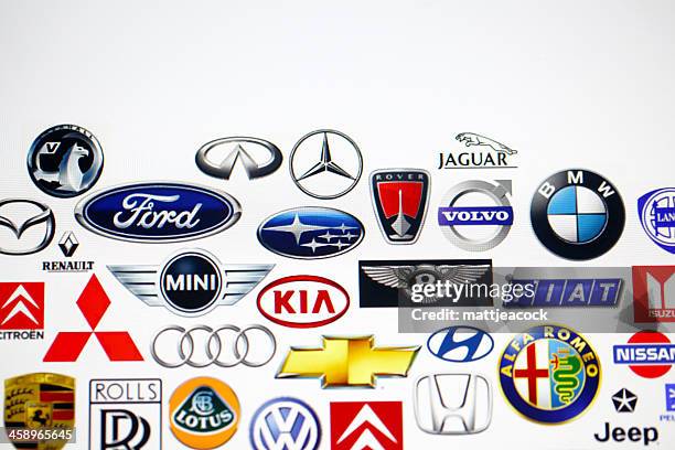 hersteller-logos - bmw logo image stock-fotos und bilder