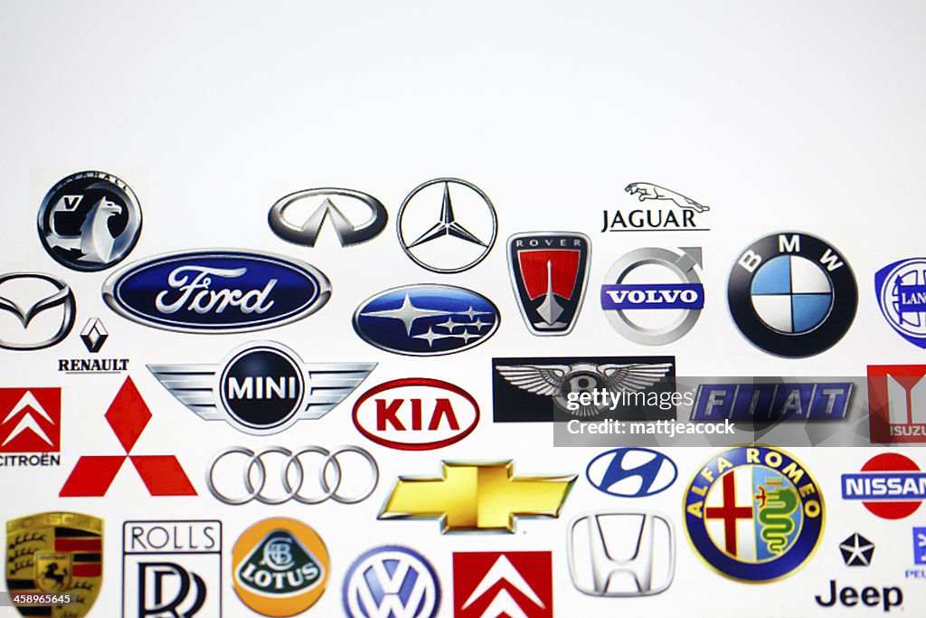 Vehicle manufacturer logos