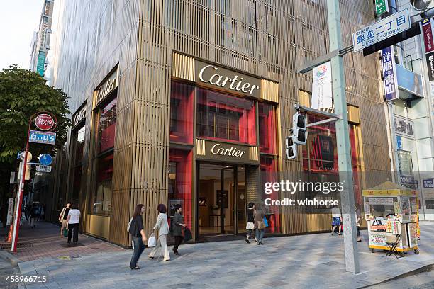 cartier magasin phare - société cartier photos et images de collection