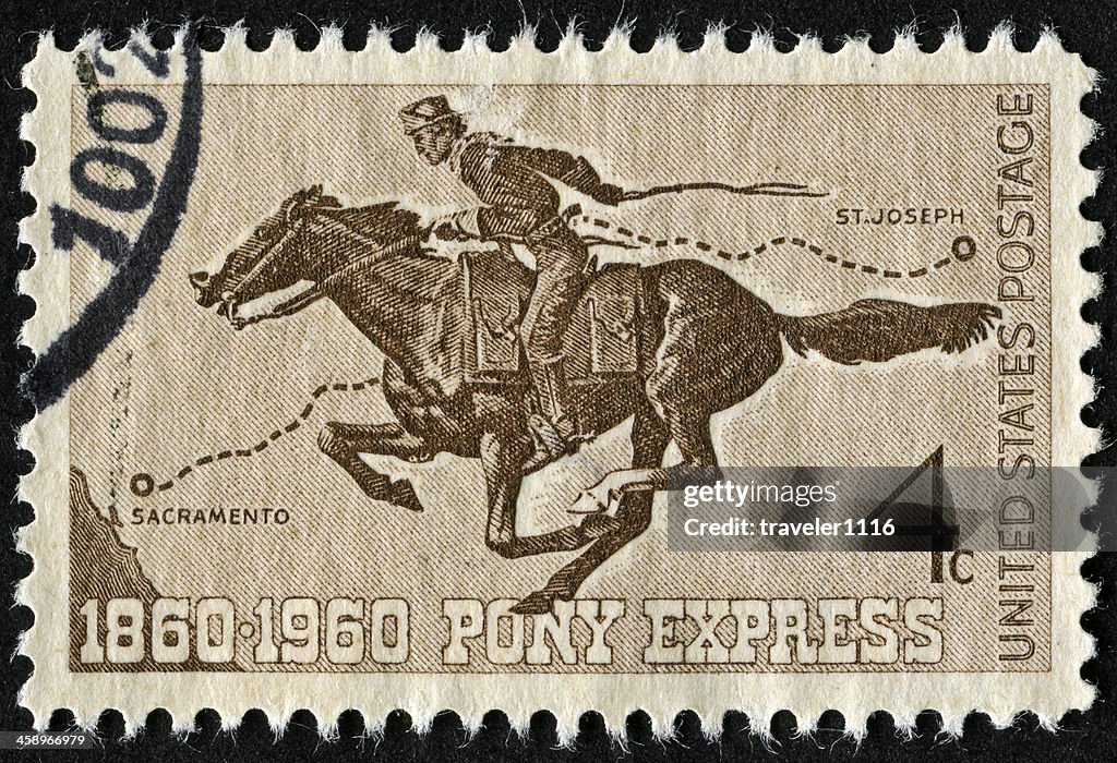 Pony Express Stamp