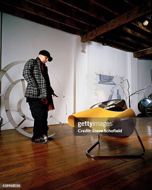 Designer Ron Arad is photographed on March 21, 2008 in London, England.