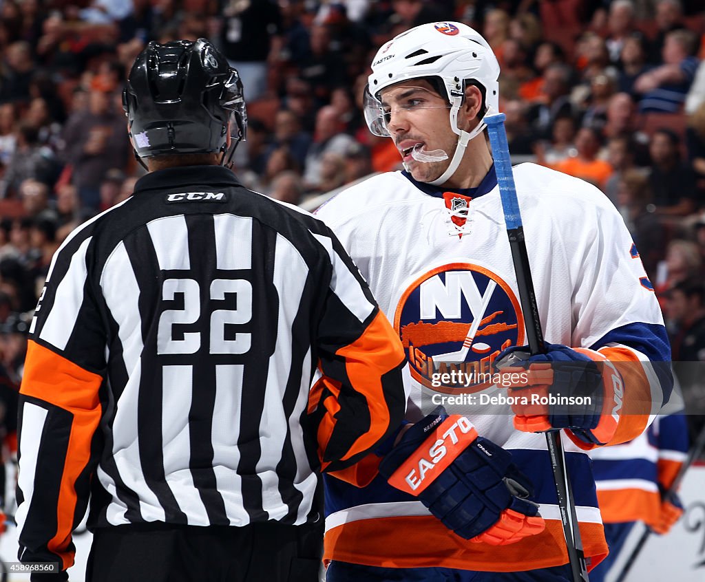 New York Islanders v Anaheim Ducks