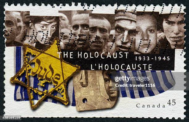 holocaust stamp - davidsstjärna bildbanksfoton och bilder
