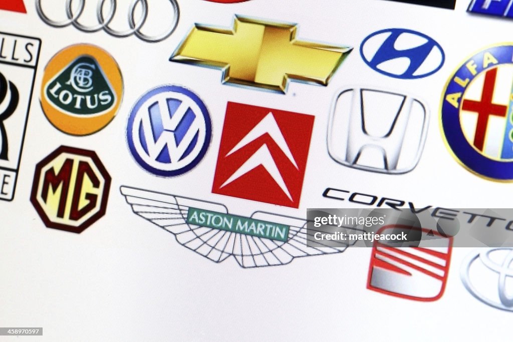 Vehicle manufacturer logos