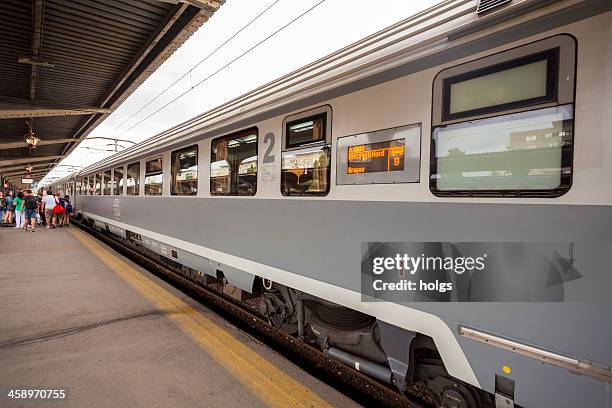 train from bucharest to brasov, romania - brasov kronstadt stock pictures, royalty-free photos & images