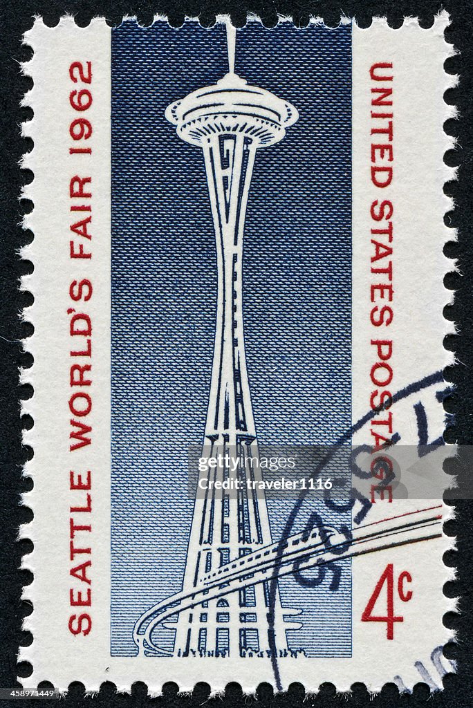 Seattle Space Needle Stamp