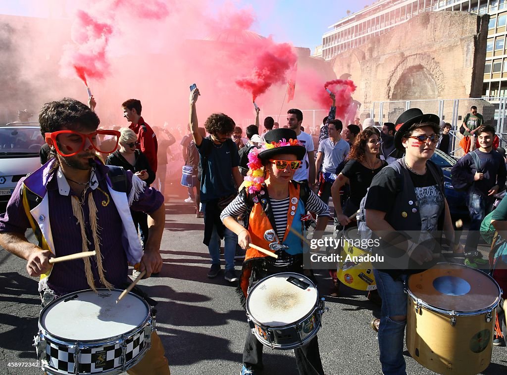 Anti-Government protests in Rome